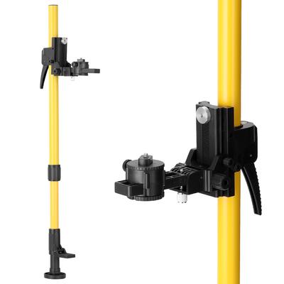 Max 4.2m Height Adjustable Line Leveler Stand Bar Telescopic Bracket 1 4   Thread Lift Extend Holder for Laser Level