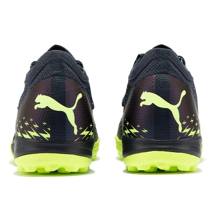 Puma Future Z 1.4 Pro Cage Comfortable Low-Top AG (Rubber Short Studs) Artificial Turf Soccer Shoes Men Soccer Shoes Purple Yellow 106992-01