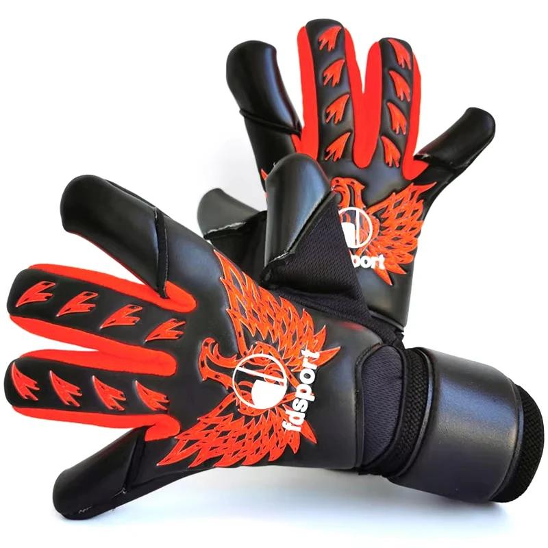 Flying Shield Football Goalkeeper Full Latex Gloves for Children and Adults Games Royal Series 2.0 Wear-resistant