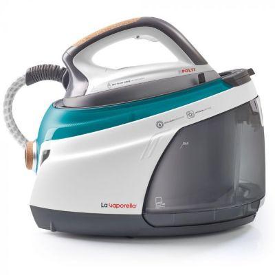 Polti La Vaporella XT100C Stoomstrijkstation onder druk 2400 W 1,5 l Aluminium zoolplaat Grijs, Turkoois, Wit