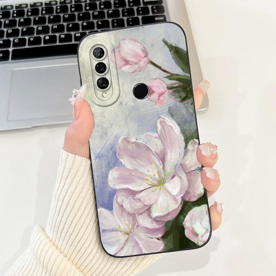 For Huawei P30 Lite Case MAR-LX1A Cover Cute Cartoon Camera Protection Soft Phone Case For Huawei P30Lite Nova 4e Honor 20S Capa