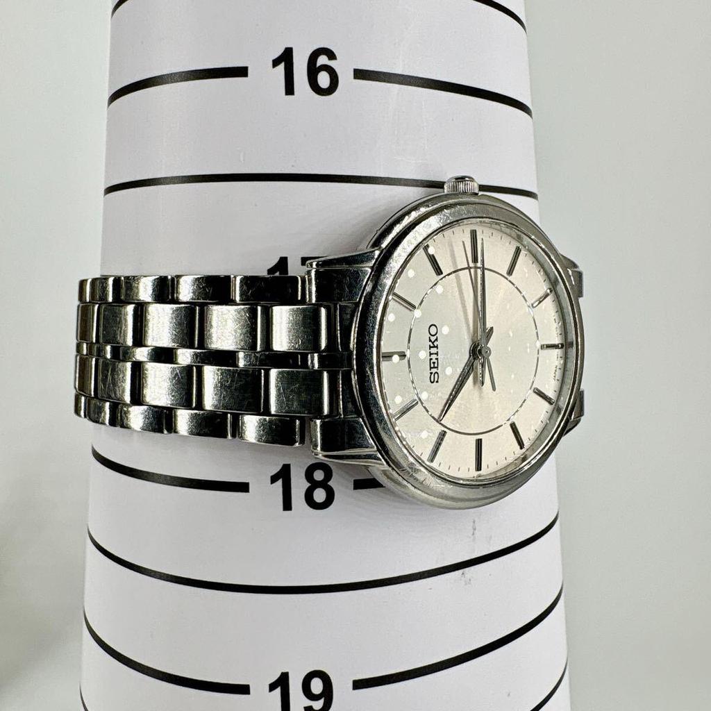 Used [New battery replacement/working item] SEIKO Spirit Men's Watch Silver Quartz