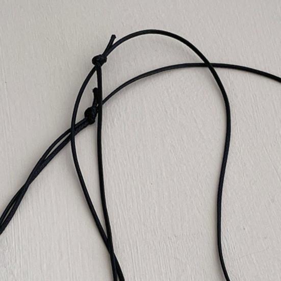 Horse Pendant Necklace Alloy Horse Charm with Tassel Tail Mane with Adjustable Rope Casual Animal Necklace