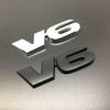 Car Styling 3D Metal V6 Logo  Car Sticker Emblem Badge V6 Sticker for Nissan Toyota Honda Ford Chevrolet Dodge