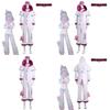 Supernatural Action Team Allen Cosplay Costume With Faux Fur For Anime Conventions