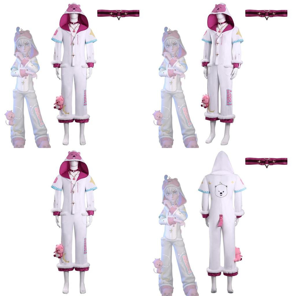 Supernatural Action Team Allen Cosplay Costume With Faux Fur For Anime Conventions
