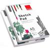 Ofixo A5 Sketchbook 50 Sheet -5.8 X 8.3 Inch 140 Gsm| Top Spiral-Bound Sketchpad For Artists & Academic Use (Pack Of 2)