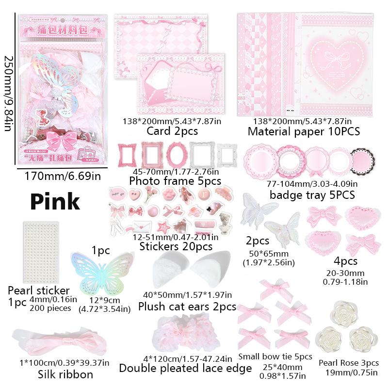 

62/набор наполнительных материалов без руководства Itabag DIY материал японский стиль вставной материал набор материалов ручной работы для сумки 8 стилей