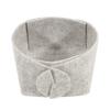 3Pcs Foldable Felt Storage Boxes Multi-Functional Home Organizer Baskets for Cosmetics, Stationery & Small Items