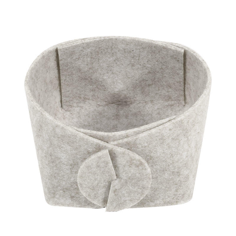 3Pcs Foldable Felt Storage Boxes Multi-Functional Home Organizer Baskets for Cosmetics, Stationery & Small Items