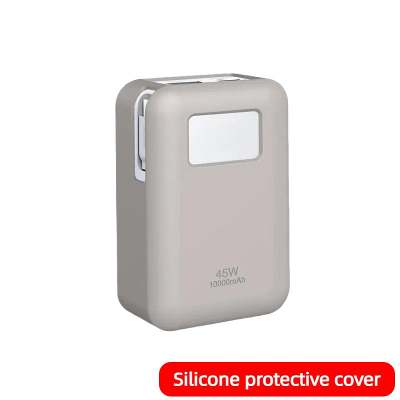 YAYINCC Soft Silicone Protective Cover For Anker Nano 45W 10000mAh Portable Power Source Shockproof Sleeve Shell,Anti Scratch