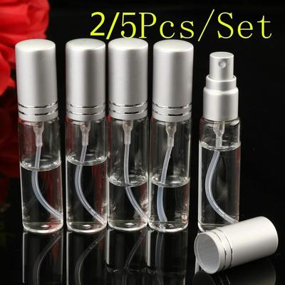 2/5 Stück 10 ml Sprühflasche Kleiner Glaszerstäuber Parfüm Tragbarer Seifenspender Mini Flüssigkeit Tonikum Öl Kosmetik Umfüllbehälter