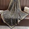 90*90cm Square Luxury Brand Women Scarf Silk Flower Print Designer Hijabs Female Neckerchief Scarves Wrap Headband Bandana