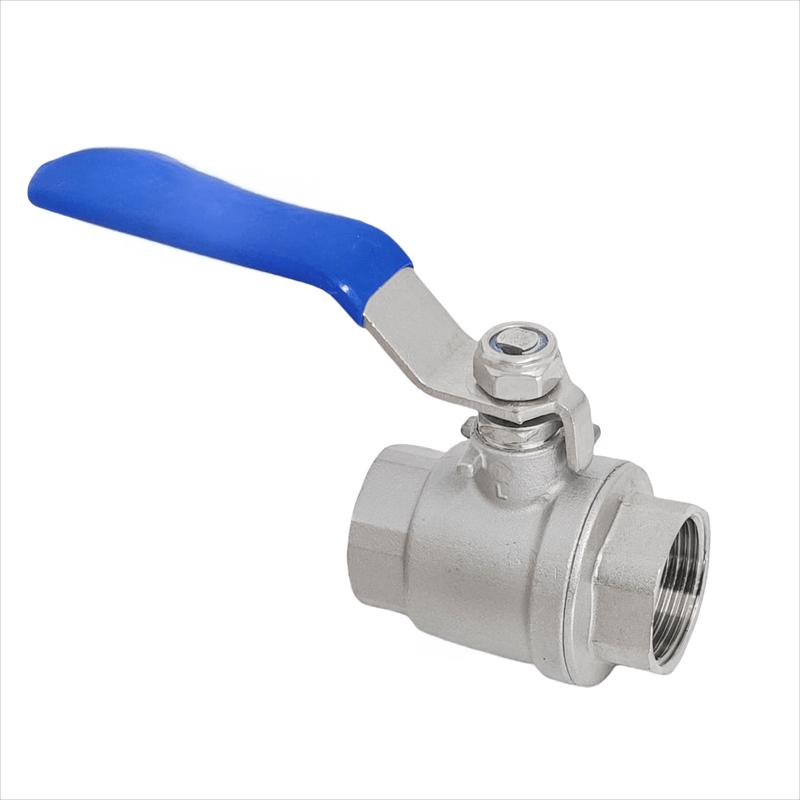 304 Stainless Steel Two-Piece Manual Threaded Ball Valve