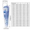 A96I-Plastic Feeler Gauge 0.05-2Mm Thickness Measuring Tools 20 In 1 Feeler Gauge For Measuring Gaps