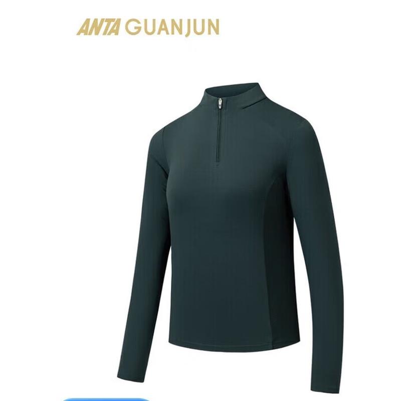 ANTA Women's Champion Series Half-Zip Long-Sleeve Casual Tee