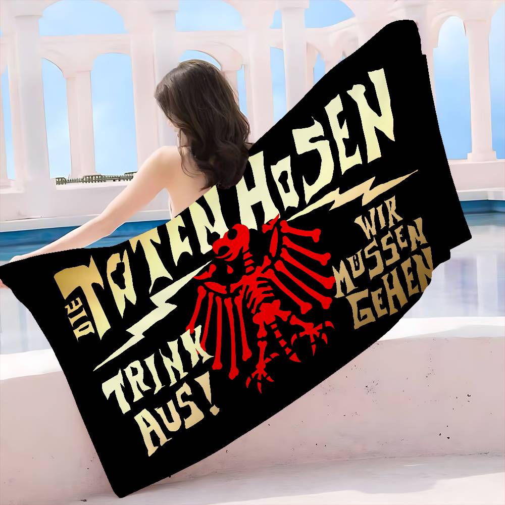 Punk Rock Band D-Die Toten Hosen Microfiber Beach Towel Absorbent Quick dry Soft Yoga Swimming Resort Mountain Climbing Towel