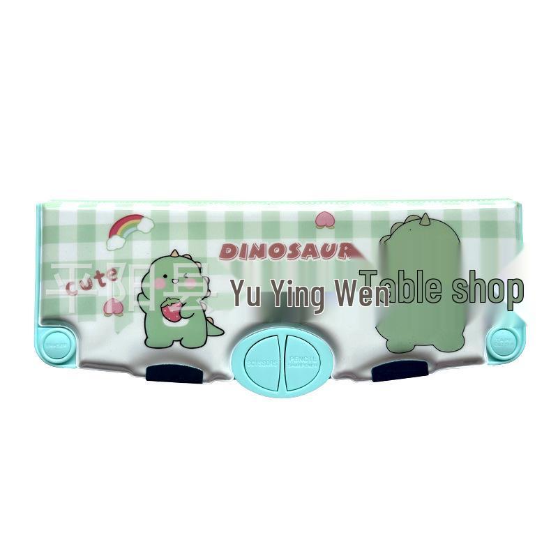 Multifunctional Large Capacity Double Layer Children's Pencil Case for Boys and Girls - Cute Plastic Box