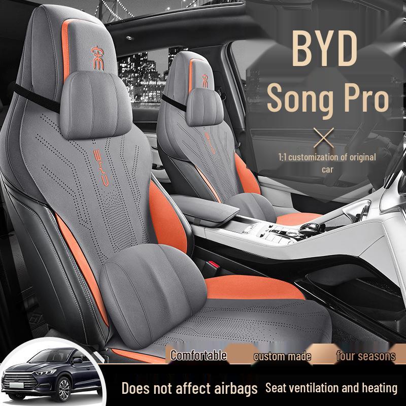 BYD Song Pro Champion Edition Seat Cover: Fits 23 Models, All-Season, Half-Pack Cushion