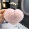 Korean cute Rex rabbit hair band ponytail headrope Internet celebrity high sense hair rope plush love headgear autumn and winter women