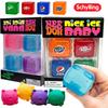 Schylling Nee Doh Nice Cube Sensory Fidget Blocks Pinch Toy Stress Relief Puzzle Play Souvenir Blind Box Gift