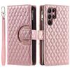 Long Lanyard Zipper Wallet Phone Case for Samsung Galaxy S25 S26 Ultra S24 S23 FE S22 Plus S21 S20 Note 20 Flip Leather Cover