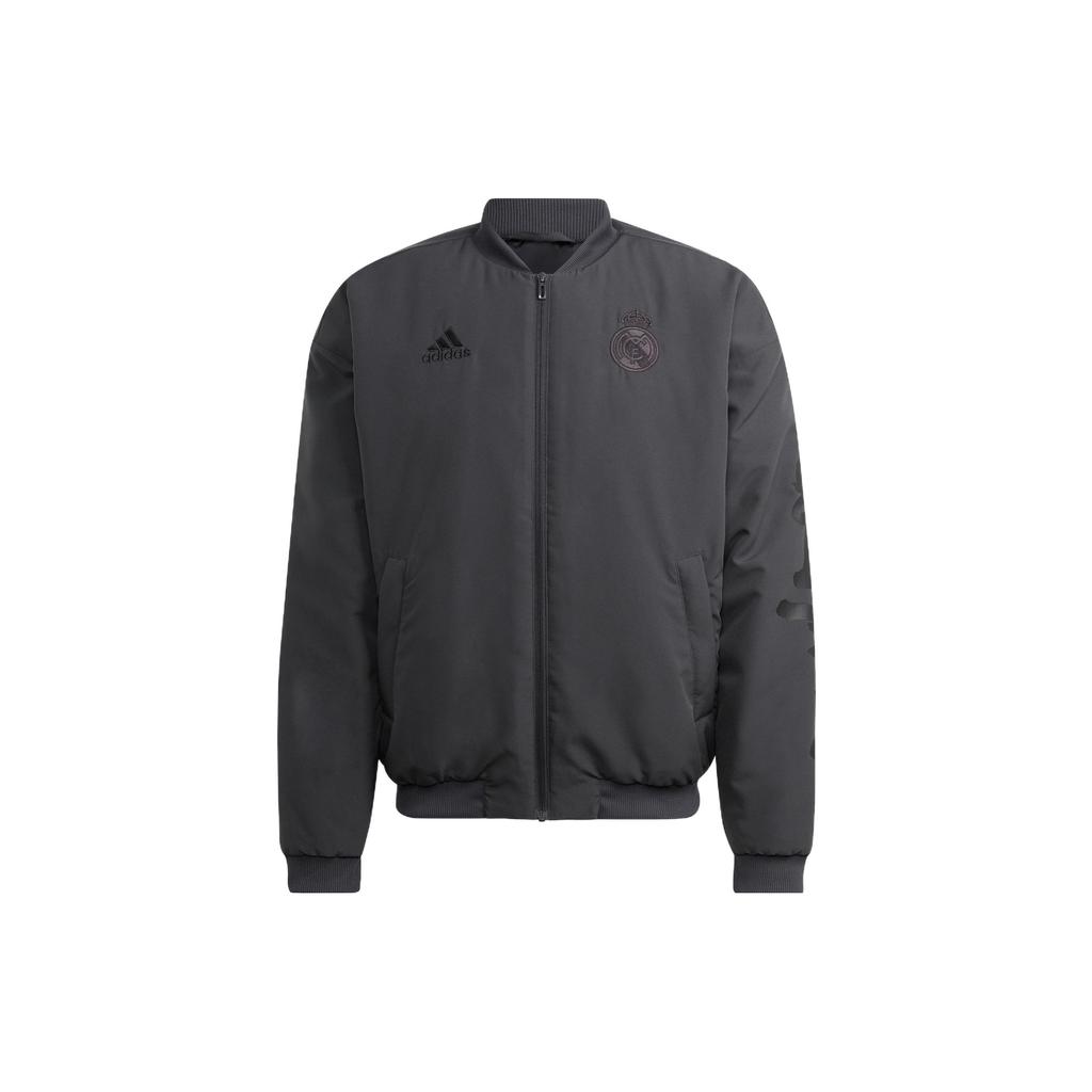 New Adidas Real Madrid Jacket Men's Carbon Black HT6454