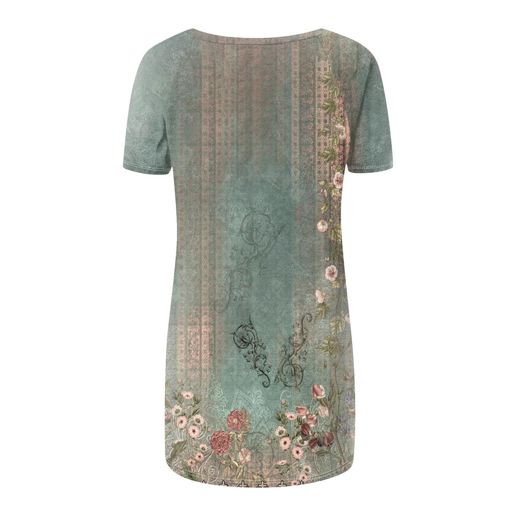 Damen Kurzarm Plissee Lose Tops Plus Size Casual Tops V-Ausschnitt Kurze Ärmel Casual Sommer T-Shirts Damen Tops T-Shirts Shirts