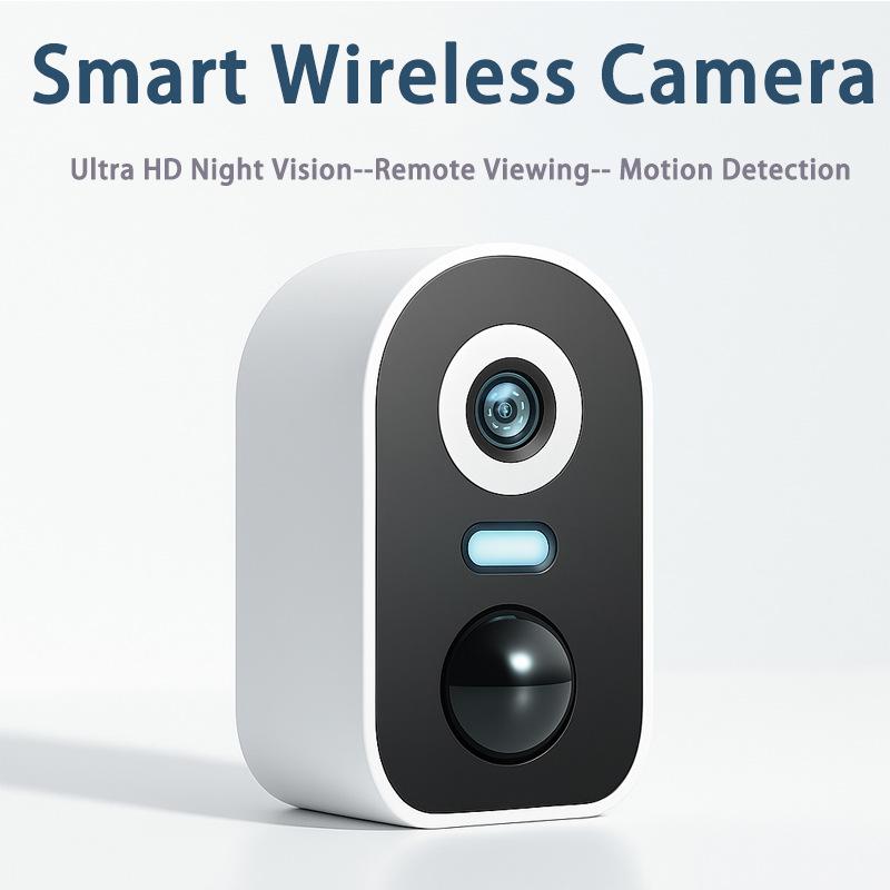 Wireless Outdoor Smart Surveillance Camera with Low Power Battery and Mobile Remote Monitoring