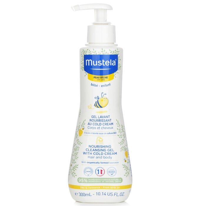 Mustela Baby Nourishing Cleansing Hair and Body Gel with Cold Cream for Dry Skin 300ml