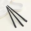 3Pcs Eyebrow Makeup Brush Set, Long Pole Eyebrow Fiber Brush, Blade Eyeliner Brush, Makeup Brush Tool.