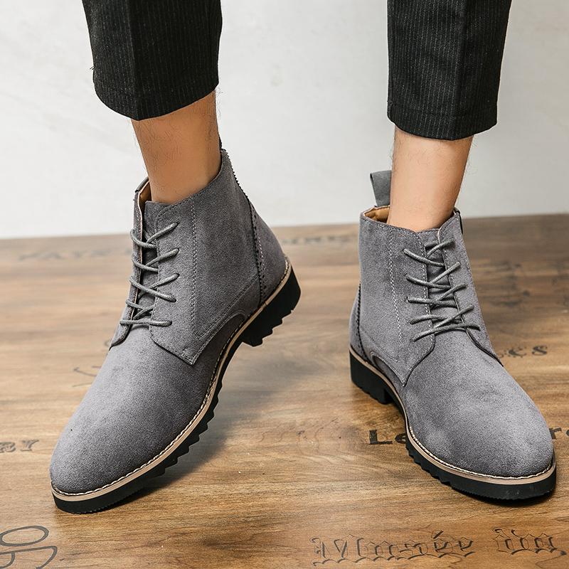 Модные мужские туфли с острым носком Модные британские туфли для свадьбы — фото 3