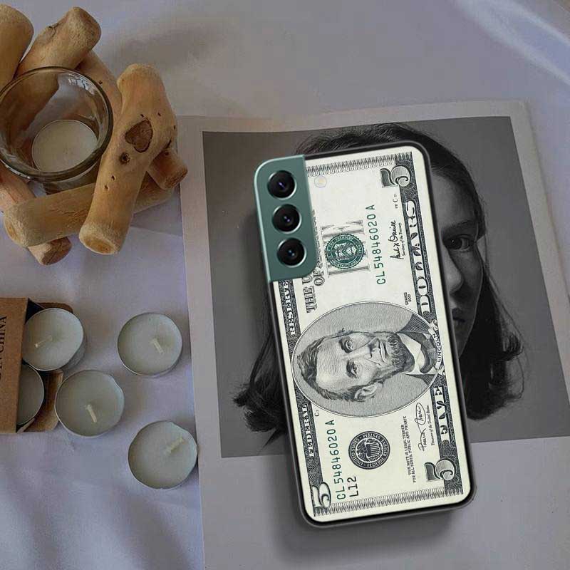 Banknote Dollar Cash Money Phone Case For Samsung A15 A25 A35 A55 Galaxy A70S A50S A30S A30 A40 A71 A51 A41 A31 A21 A11 A01 A20S