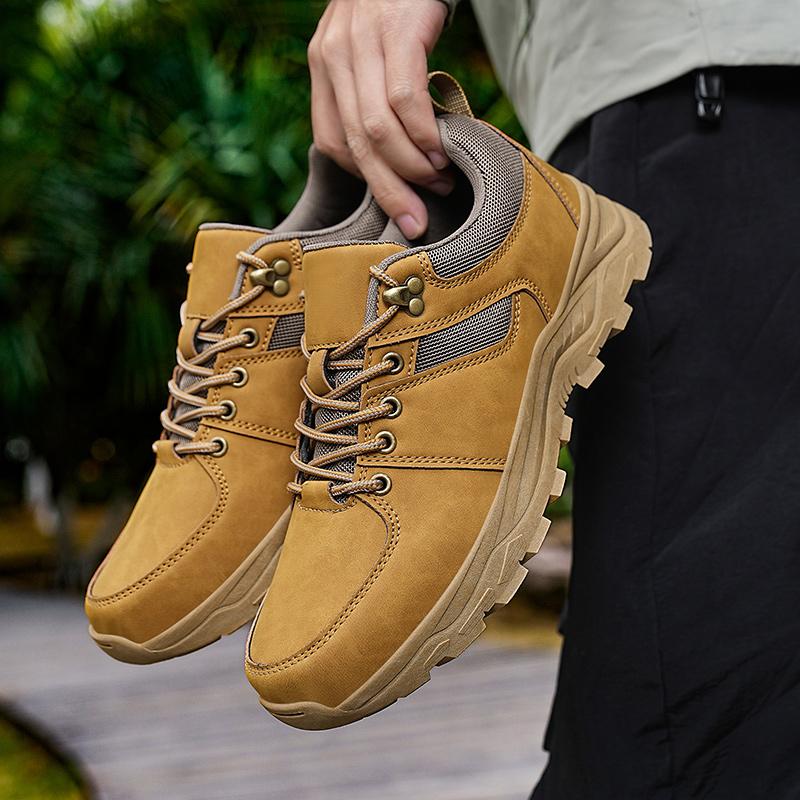 

TUINANLE Women Men Hiking Shoes Outdoor Trekking Sports Climbing Camping Boots Non-slip Walking Jogging Trainers Sneakers 39 жёлтый