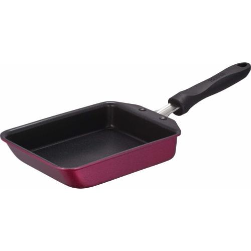 Thermos Durable Series Omelet Frying Pan, 13cm, Red, Induction Compatible, KFF-013E R