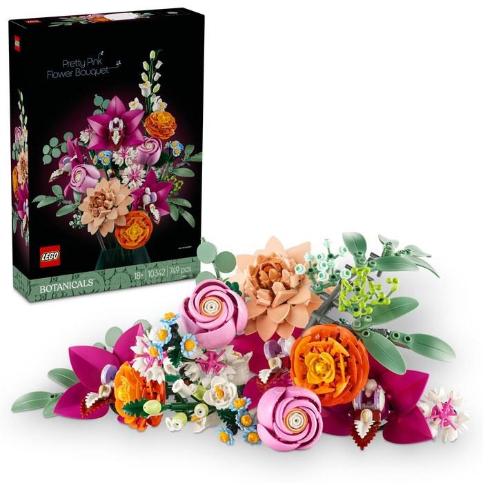 LEGO Botanical Pink Bouquet 10342, Multicolor
