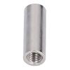 10 Pièces Écrou de Raccordement Connecteur de Tige Ronde Filetage Femelle Acier Inoxydable 304 M8x1.25 12 L35mm