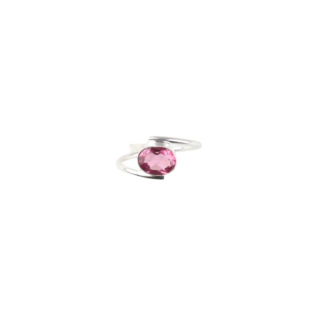 Pink Tourmaline Gemstone 925 Sterling Silver Jewelry Handmade Ring Gift For Mom RR-31-12