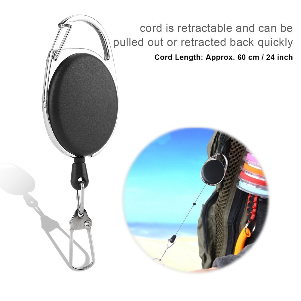Fishing Retractor Retractable Cord Tool Gear Keeper Stopper Holder