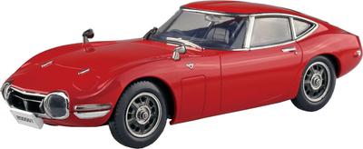 Aoshima Bunka Kyozai Maßstab 1/32 Rakupla Snap Kit Nr. 06-SR Toyota 2000GT Solarrot Vorgefärbter Plastikmodellbausatz (Automobil)