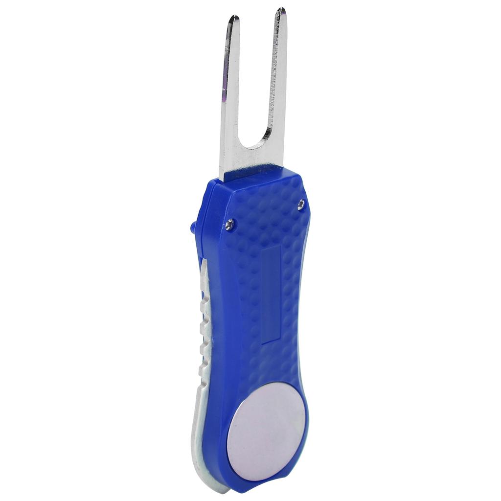 Golf Fork Golf Divot Repair Spring Tool Pitchfork Cleaner Putting Green Fork Training AidsRed