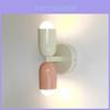 Nordic Style Wall Sconce With Pvc Shade And Led Light For Bedroom And Living Room Decor