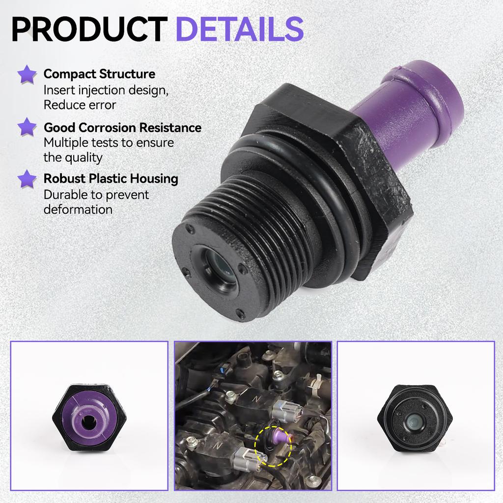 Car PCV Valve 11810-5H71A For Nissan HR16DE MR20DE Engine Versa March Sentra Tiida Kicks 1.6L 2.0L Crankcase Ventilation Valve Ventilation Valves 4