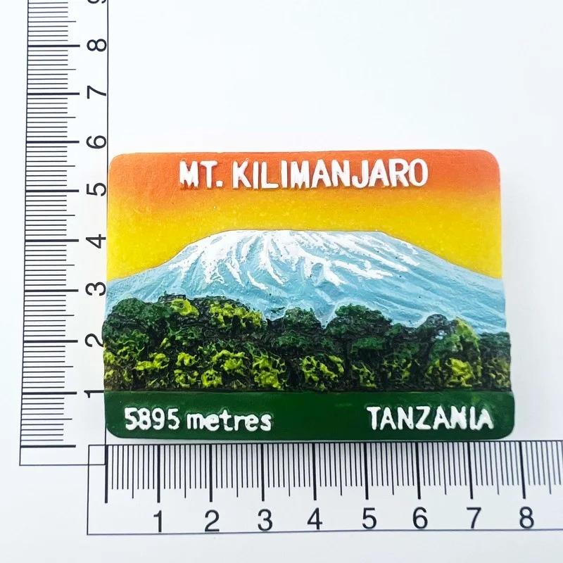 

Tanzania Travelling Fridge Magnets Mount Kilimanjaro Tourism Souvenirs Fridge Stickers Home Decor Wedding Gifts Magnetic Sticker