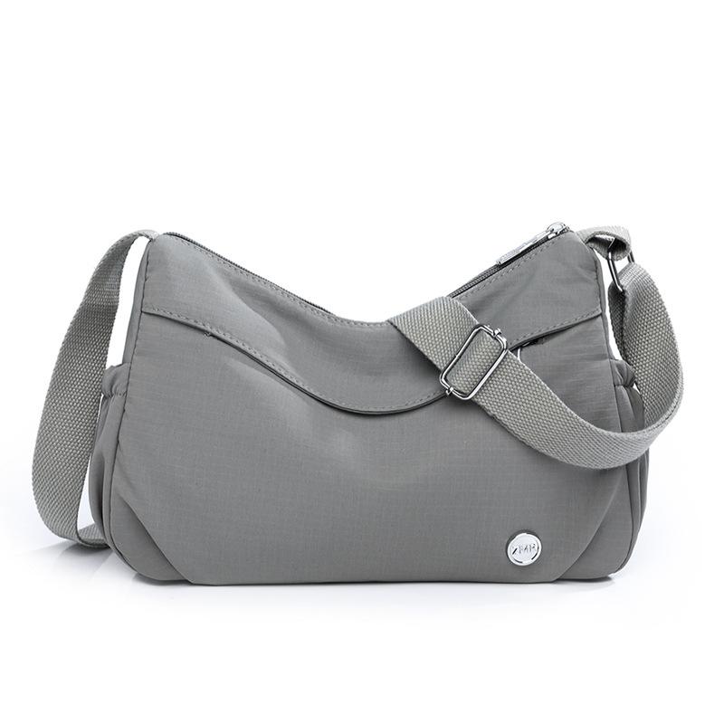 

Нейлоновая сумка через плечо женская легкая сумка через плечо сумка для матери серый