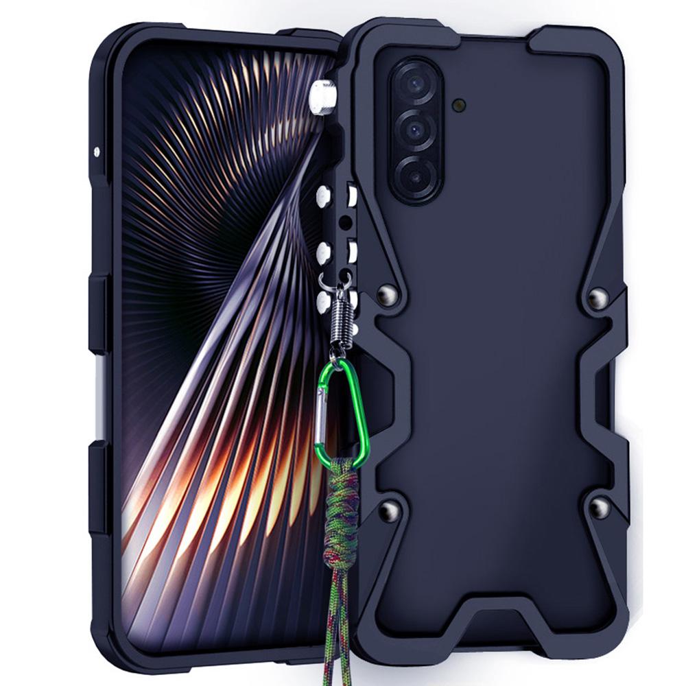 

Для Samsung Galaxy A36 5G Бампер-кейс Металева оболонка телефону зі сплаву алюмінію з ремінцем A