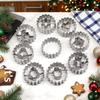 9 Stück Edelstahl-Ausstecher Blume Herzform Süßigkeitenform Keksformen Kuchen-Dekorationsformen Backwerkzeuge