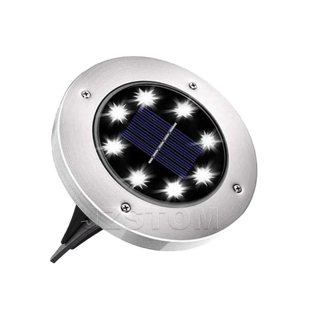 Solar underground light, outdoor waterproof LED ground plug lawn light, garden villa decoration courtyard light