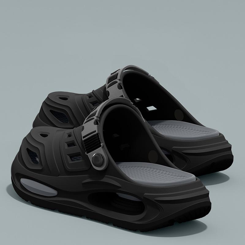 Scarpe Estive da Uomo a Forma di Grotta Moda Pantofole Traspiranti Antiscivolo Pantofole Casual