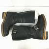 Steel Toe Engineer Leather Motorcycle Riding Boots Black Size 35.5 22.0-23.0(USED)